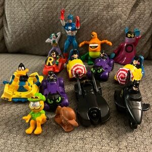 Superhero and Cartoon Character Toy Set